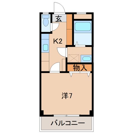 アベニュー屋形の物件間取画像